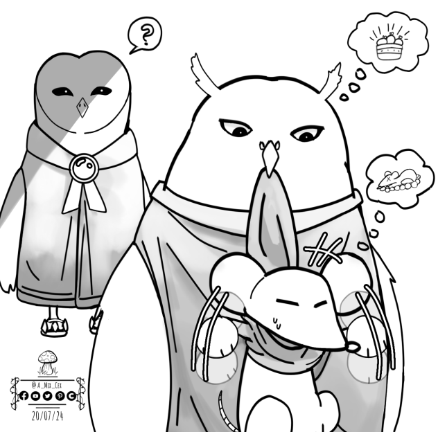 ❣️Búho, Ratita y Lechuza ✨