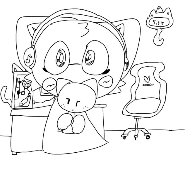 ウェンダ塗り絵