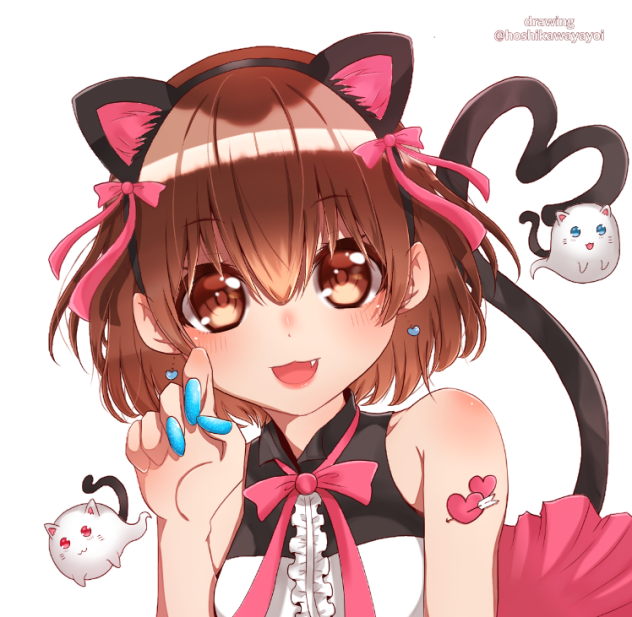 クロネコハロウィン 塗ってみた