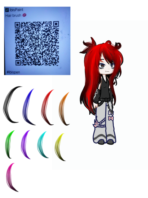 Hair brush for gacha edit ✨💫