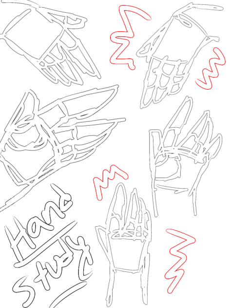More hand study - ibisPaint