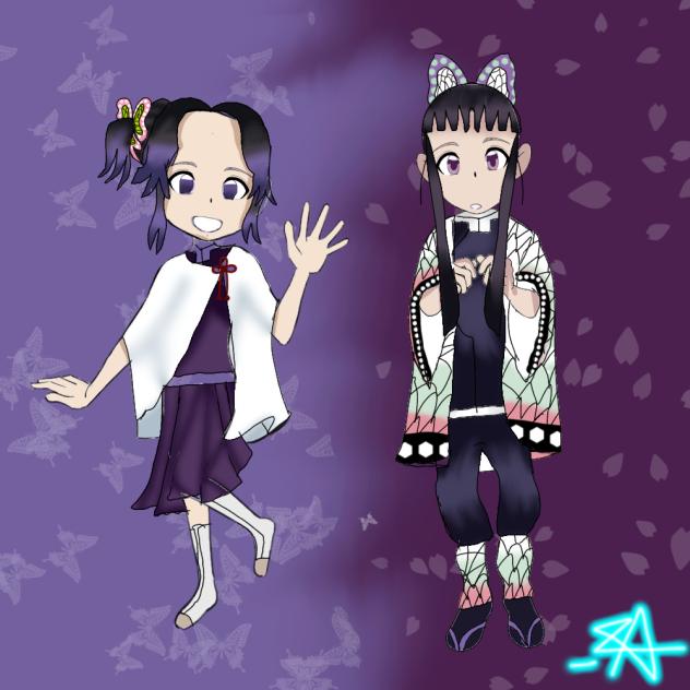 Playing cosplay ft. kanao and shinobu