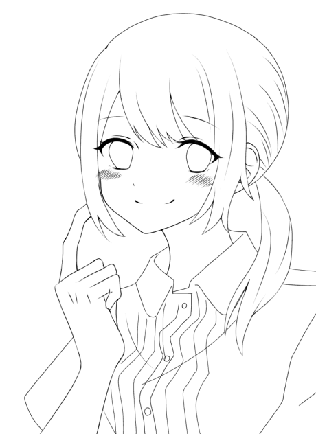 線画8