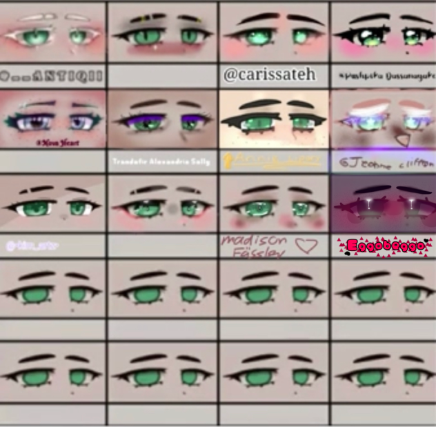 How do you edit eyes