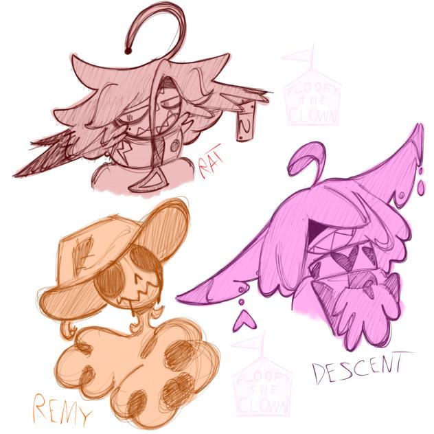 Remy, Rat and Descent doodle