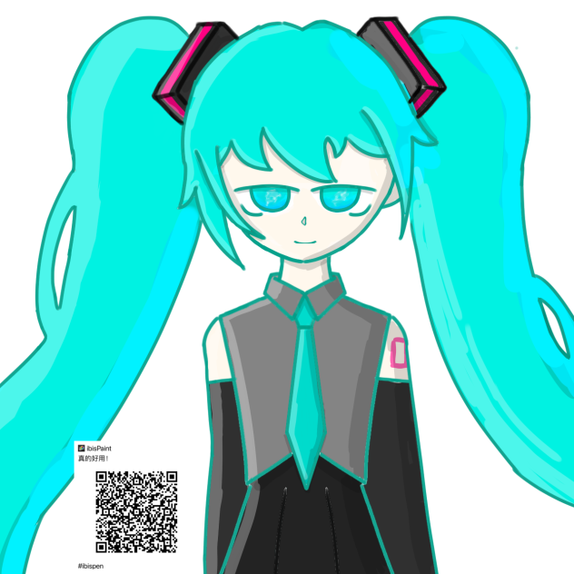 呃…按照我所理解的画了Miku