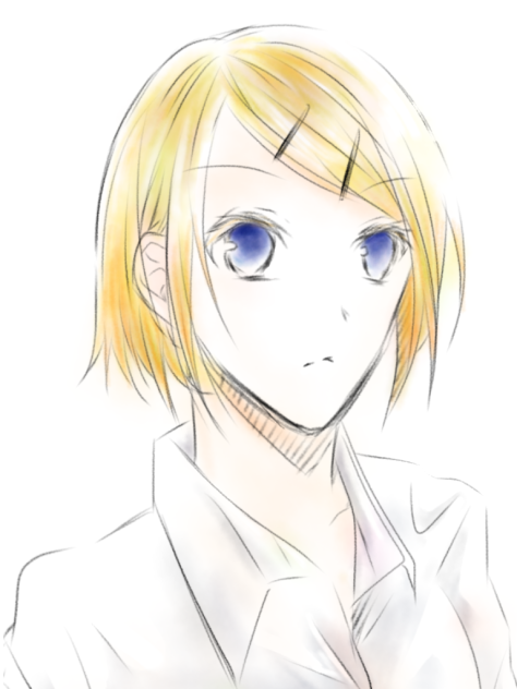 鏡音リン 白シャツ