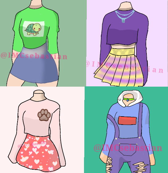 Random Outfits pt.4 - ibisPaint
