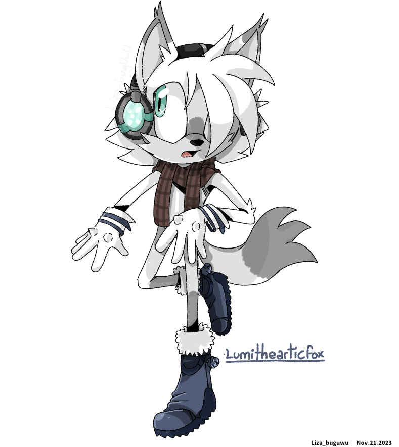 Lumi the artic fox - ibisPaint