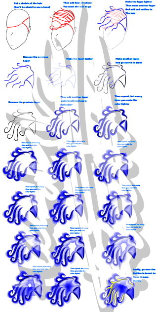 Hair tutorial (new version)