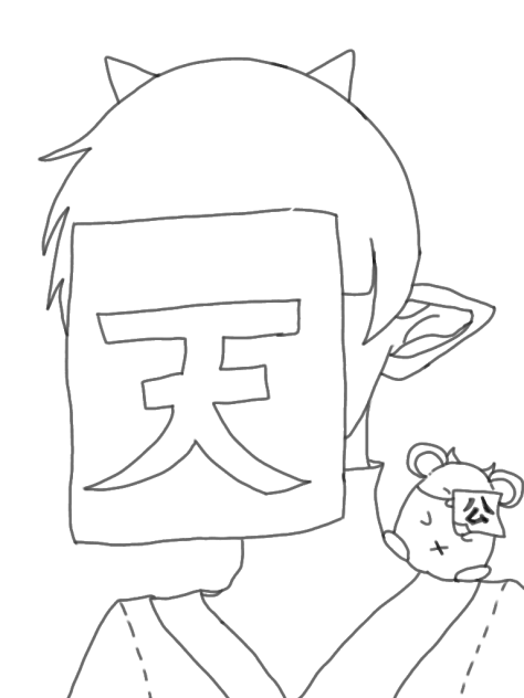 クライン・ロボロ　線画