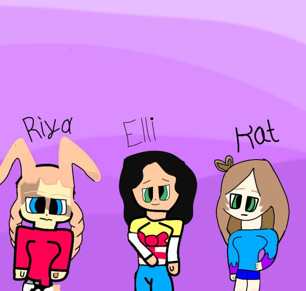 all 3 of my original characters!
