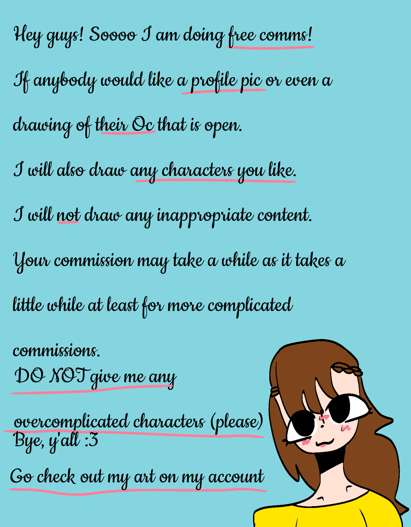FREE COMMISSIONS - ibisPaint