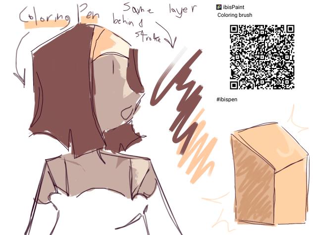 Coloring Brush Behind Stroke .