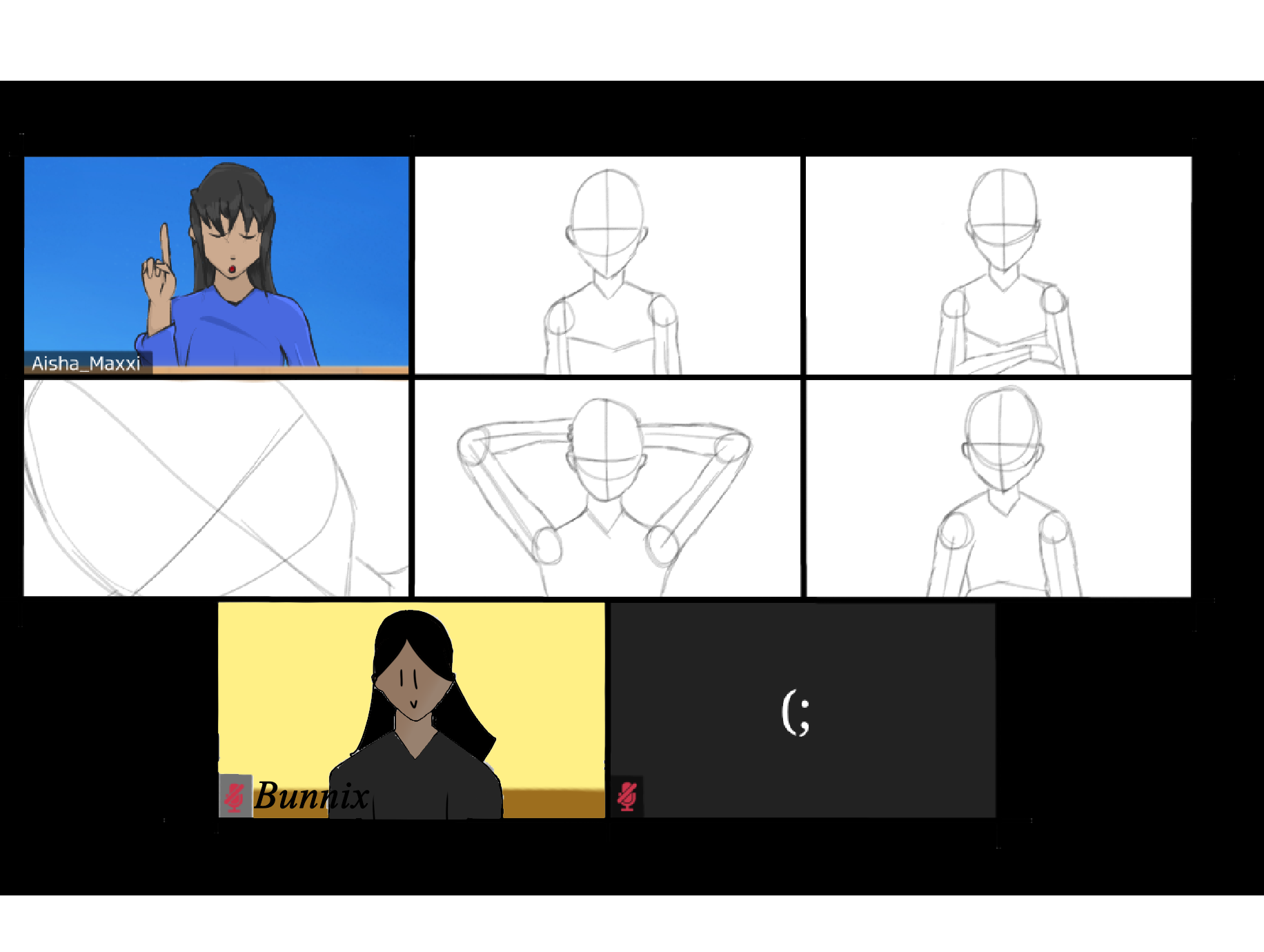 Zoom colab ibisPaint