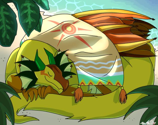 Nappy Time For Ananas Dragon