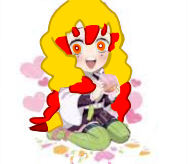 Mitsuri switch colors with Rengoku