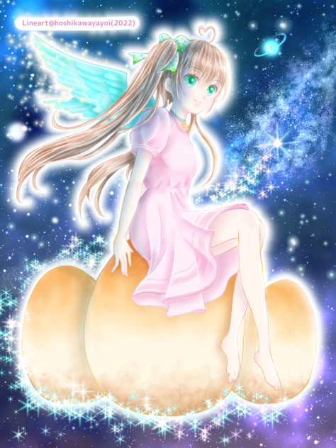 ☆星川ヤヨイ様の線画をお借りしました☆