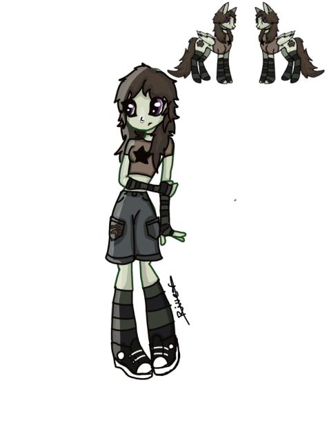 Human ver of my Mlp oc