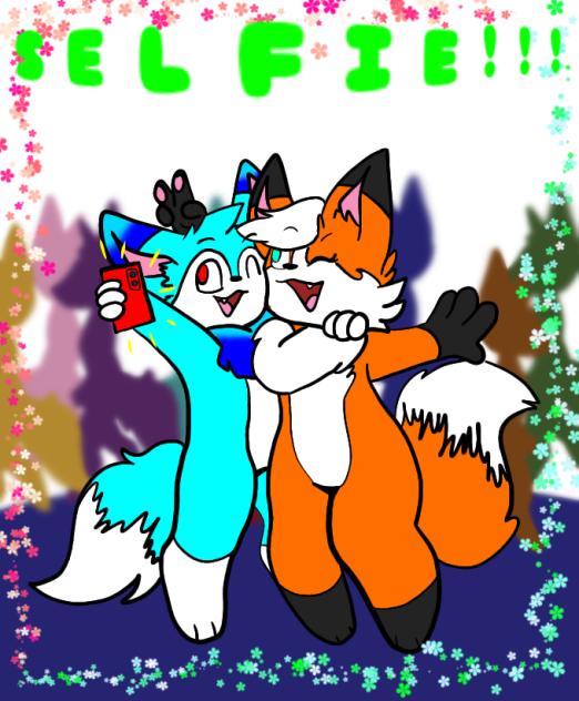 SELFIEEEE!!!!!!🦊🐺🤳
