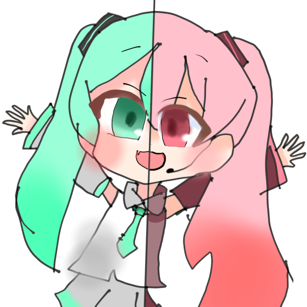 桜ミク、初音ミク