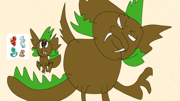 Leaf type dragon