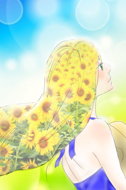 ひまわり少女