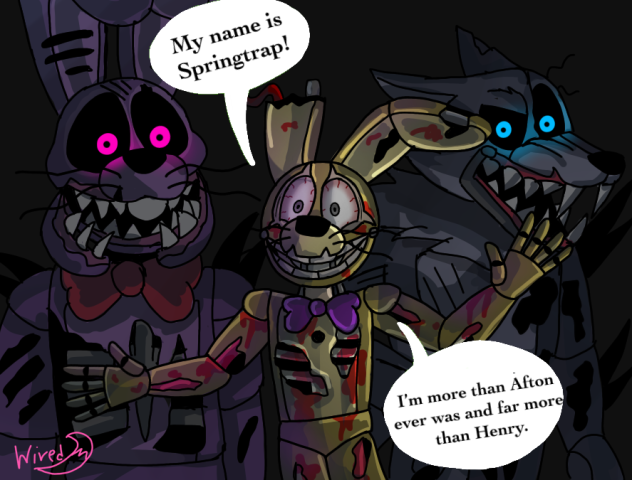 “My name is Springtrap!” TTO redraw