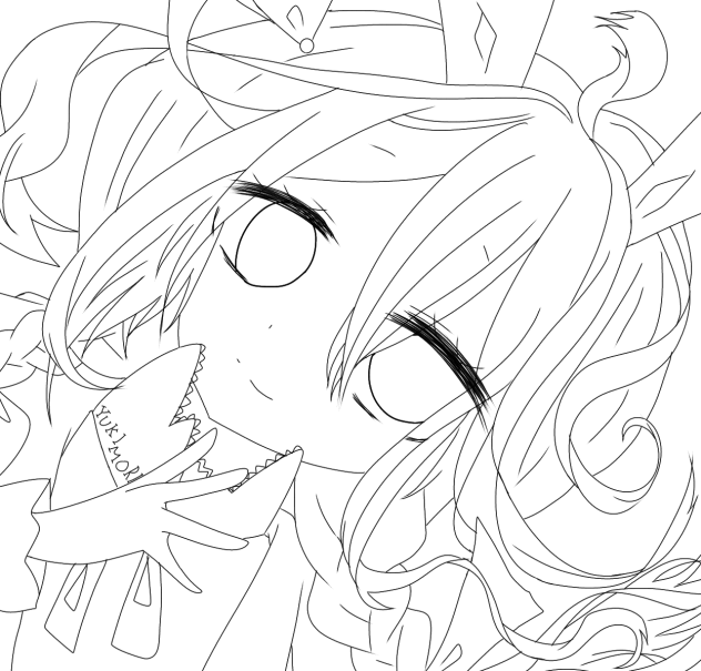 今日はchristmas－線画－(塗り絵)