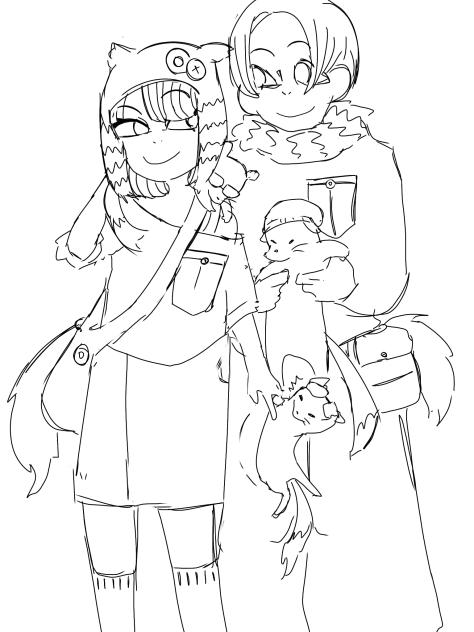 イタチカップル