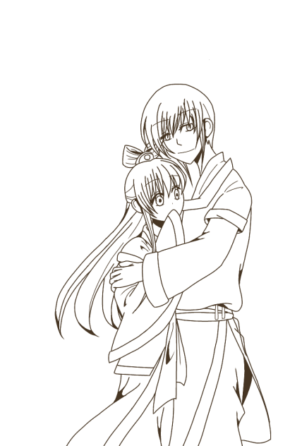 【線画】狼陛下の花嫁