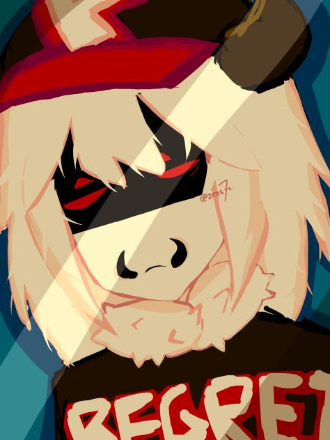 trying a new artstyle and zamn😍