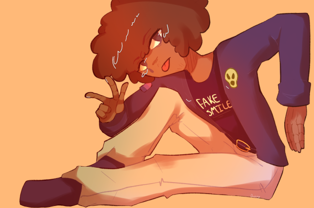 Art trade with Potato in boiled ketchup