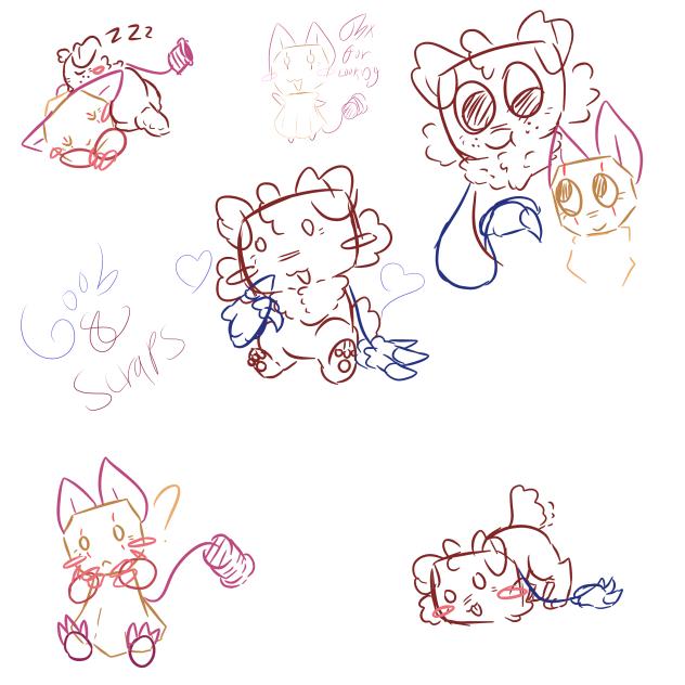 Goob & Scraps silly little doodle