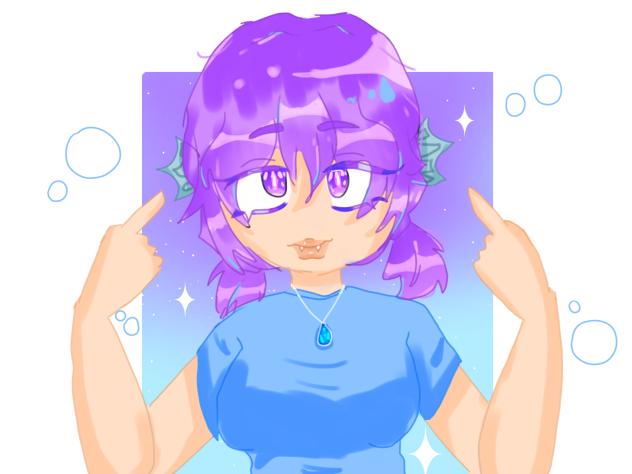 Old human siren oc