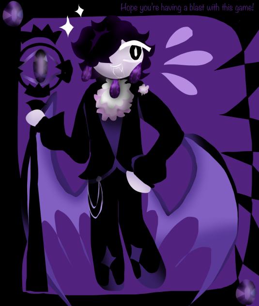 Black Sapphire Cookie! (Cookie run art)