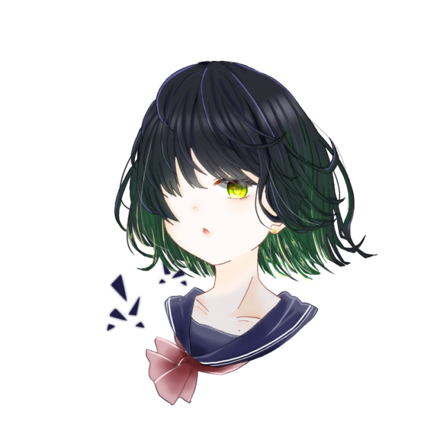 インナーカラー緑 Ibispaint