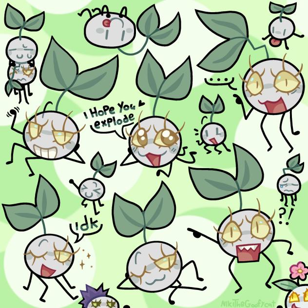I'm gonna turn them into fish. (doodles)