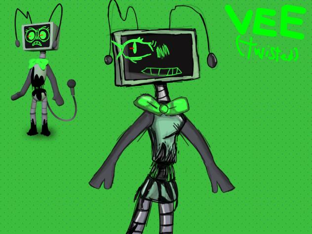 Twisted vee! 💚🖥️🖤