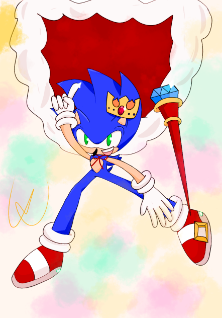 Birthday king sonic
