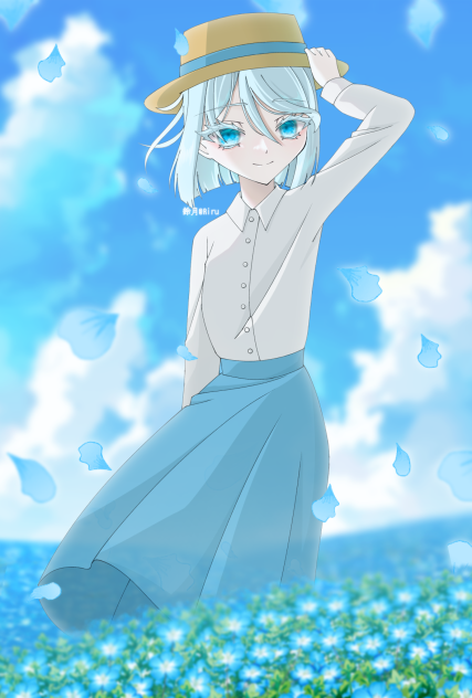 ネモフィラ畑の亡霊