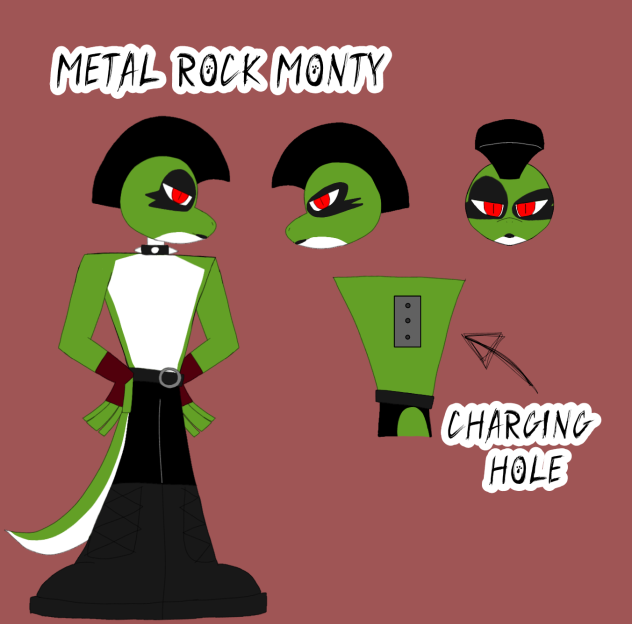 Metal rock Monty