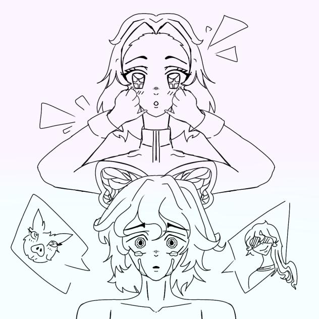 inosky has a new mother 💙💜💚🖤