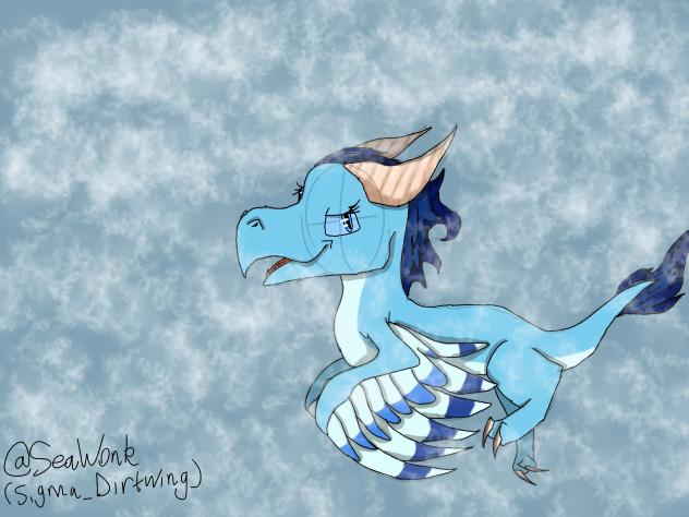 Wind dragon fanart (DragonVale)