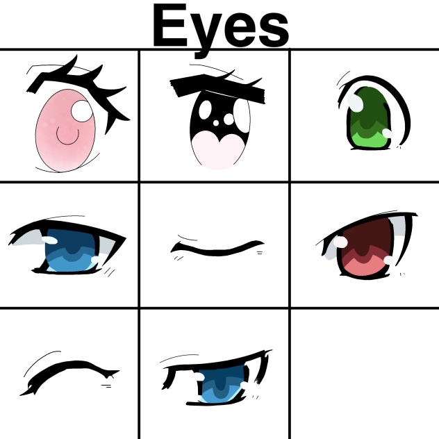 Nine people collaboration - ibisPaint