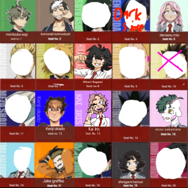 MHA Seating Chart Collab - ibisPaint