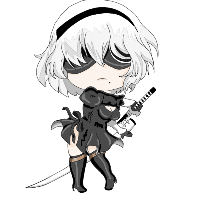 chibi 2B