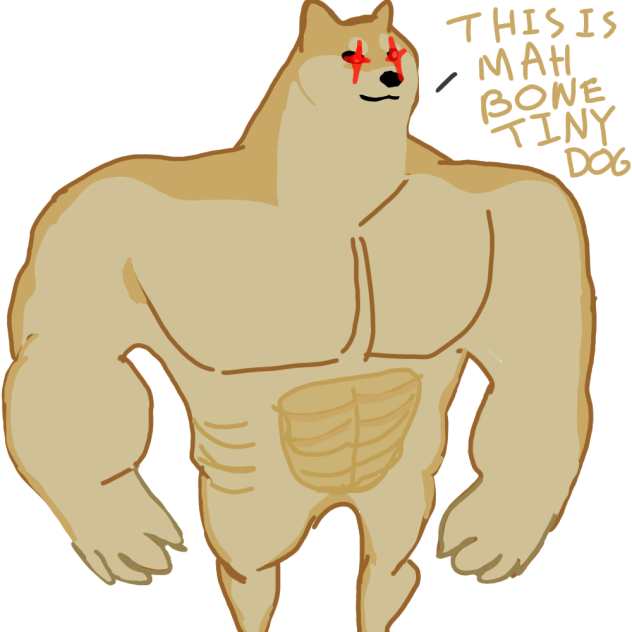 THIS IS MAH BONE TINY DOGE