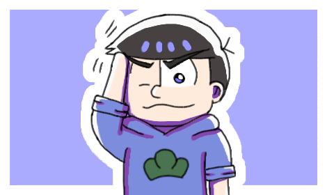 髪かきあげカラ松【訂正】
