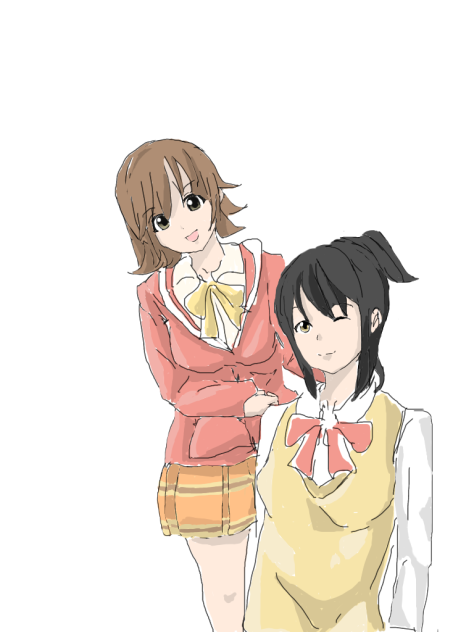 本田未央ちゃんと宮水三葉ちゃん
